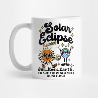 2024 Solar Eclipse, America 04.08.24 Solar Eclipse Groovy Mug